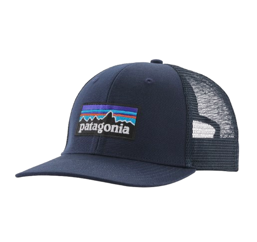 Patagonia P-6 Logo Trucker Hat New Navy